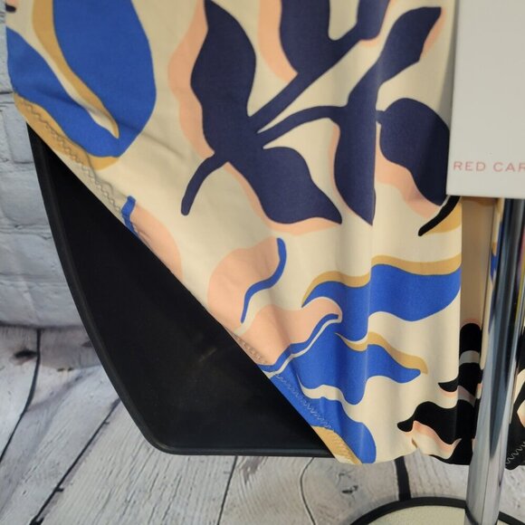 Red Carter Printed U Wire One Piece Swimsuit Moonstone - Picture 8 of 8